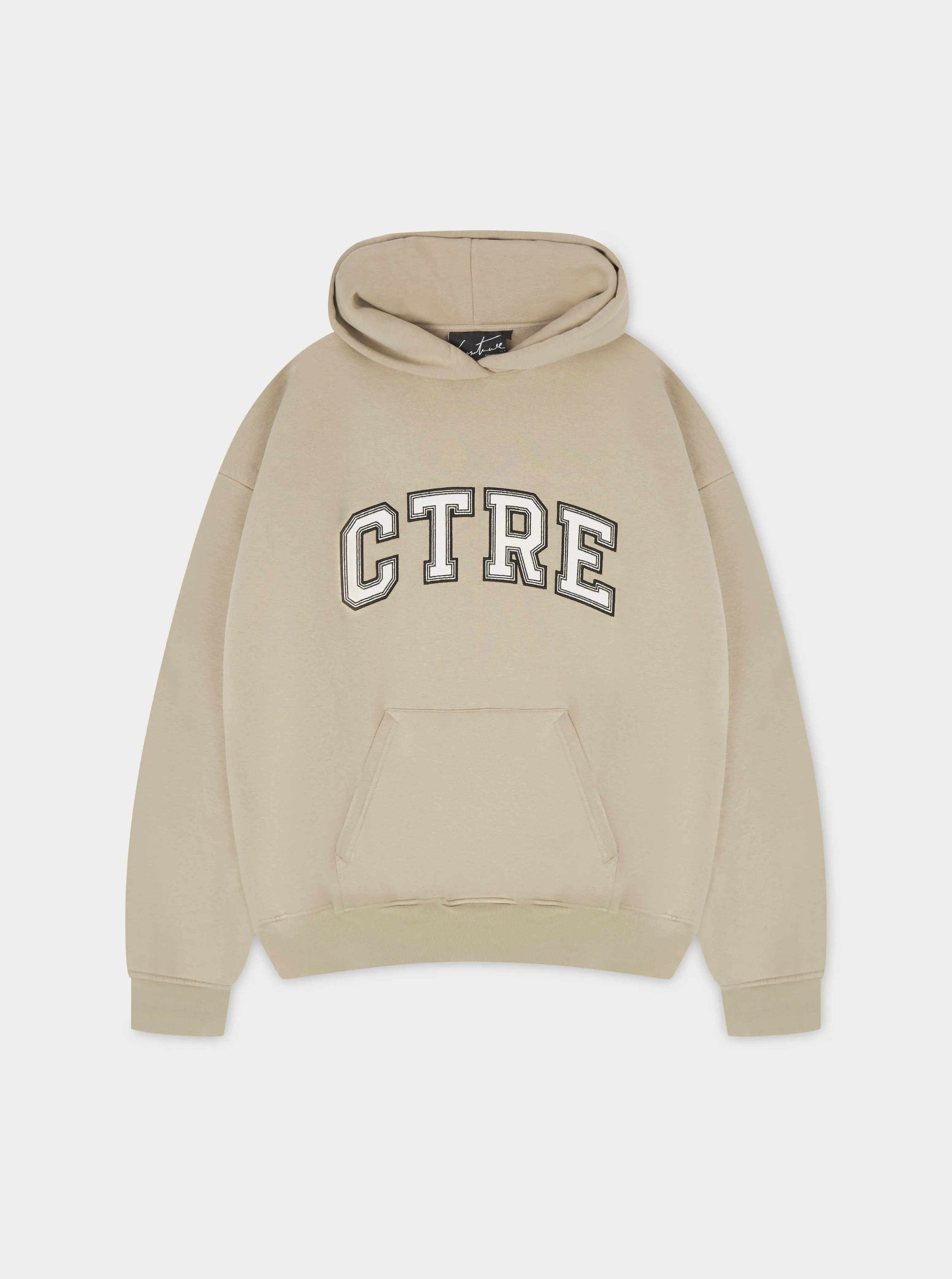 CTRE OVERSIZED HOODIE - BEIGE