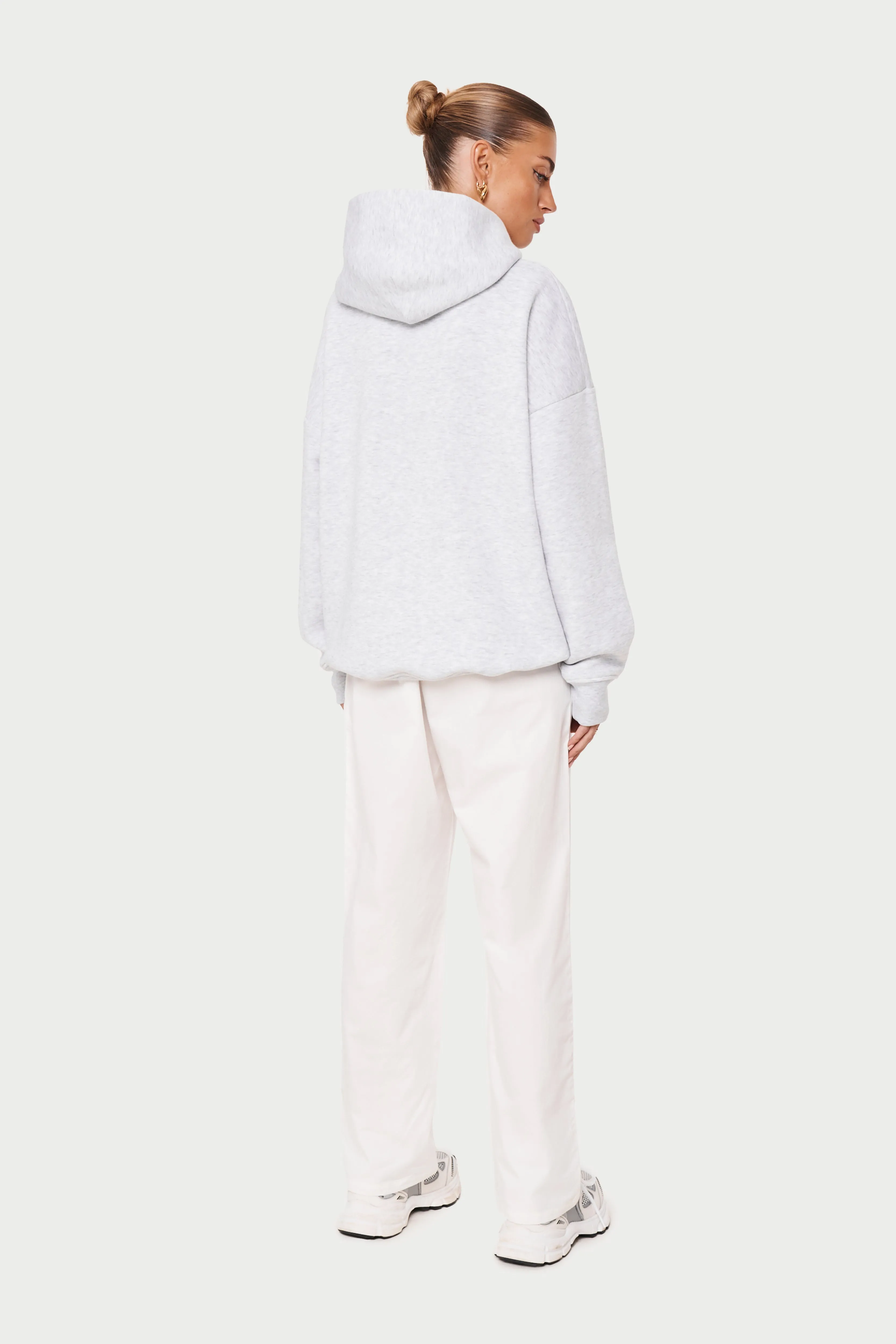 CTRE OVERSIZED HOODIE - GREY MARL