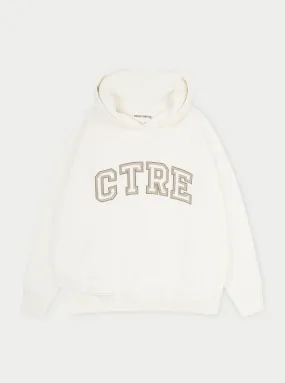 CTRE OVERSIZED HOODIE - OFF WHITE