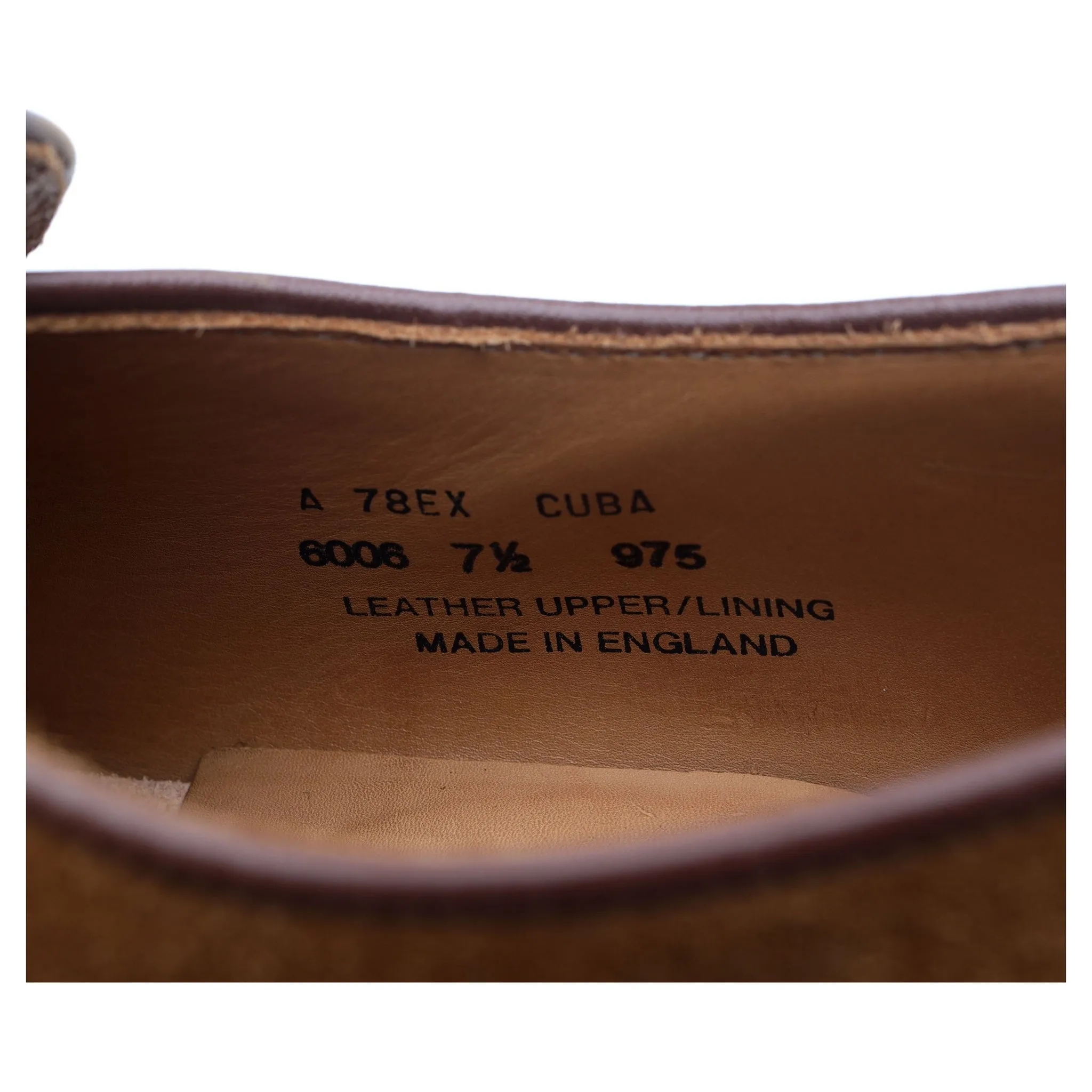 'Cuba' Tan Brown Suede Loafers UK 7.5 EX