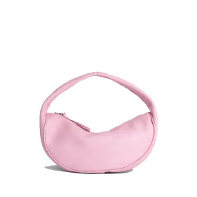 --Cush peony flat grain leather bag-