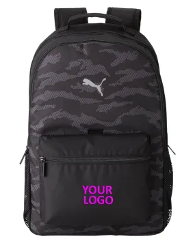 Custom Puma Camo Backpack, Puma Black