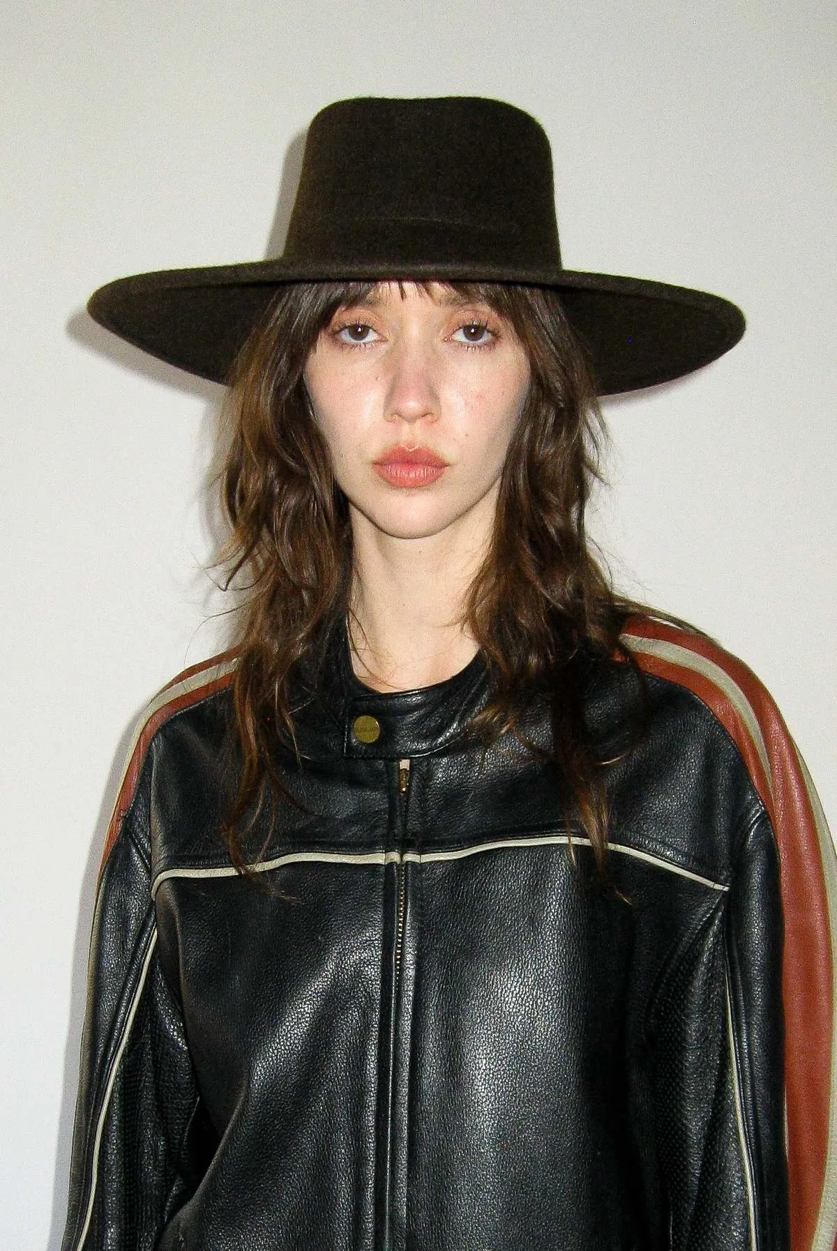 Dai Hat in Brown Melange Wool