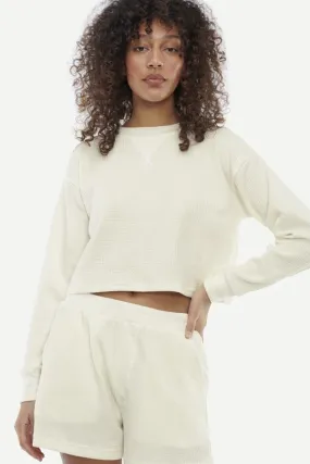 Dakota Thermal Shorts - Panna Cotta