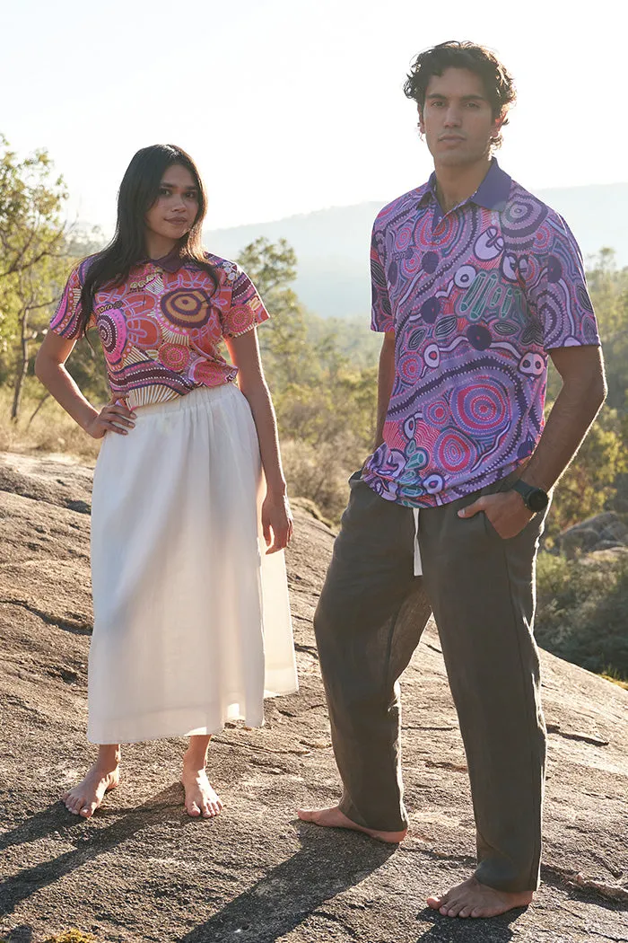 Danjoo (Purple) UPF50+ Unisex Polo Shirt