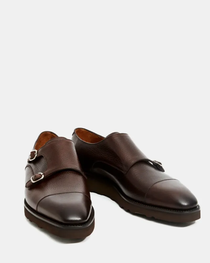 Dark Brown Lightweight Monkstrap Shoe