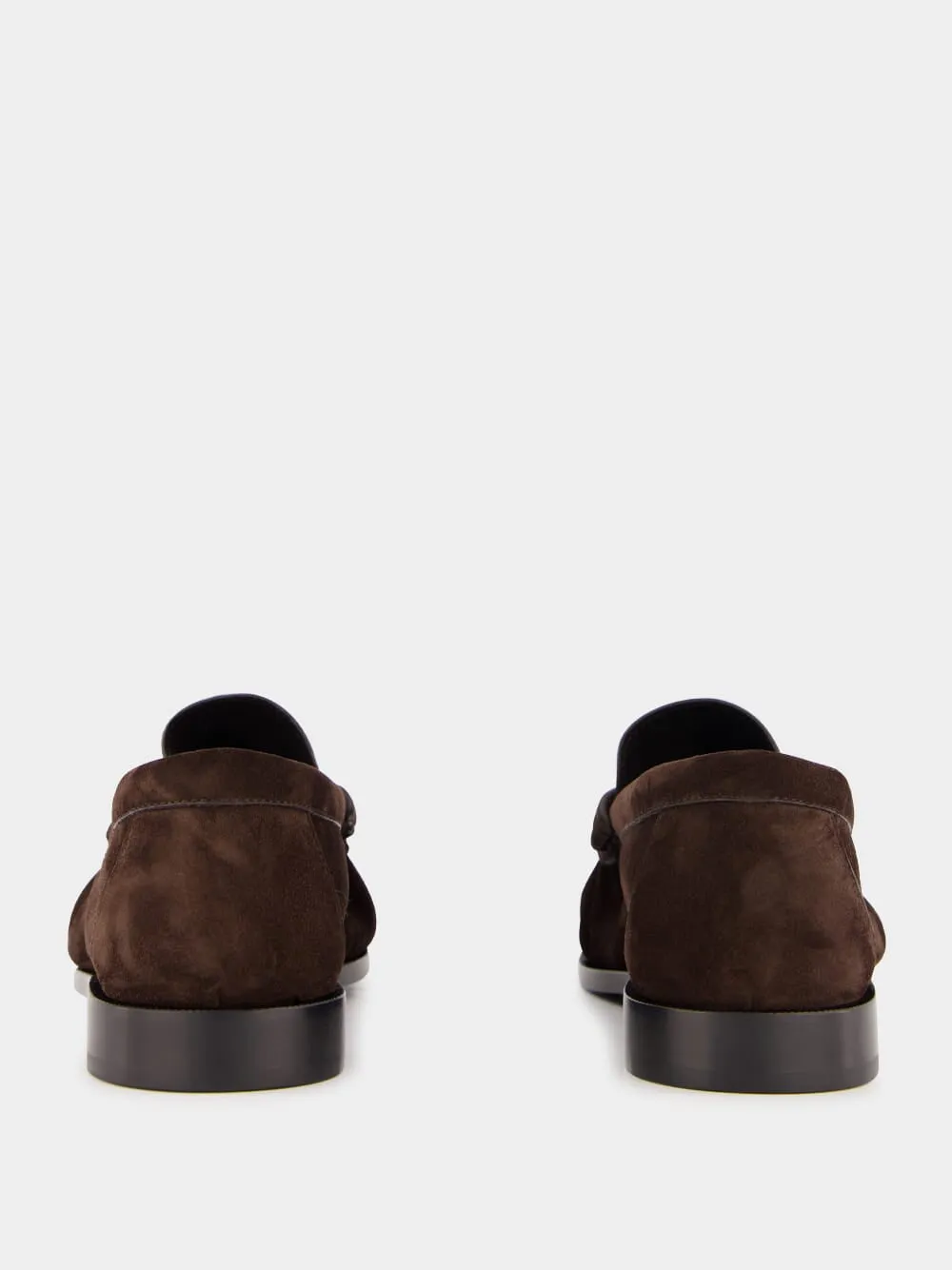 Dark Chocolate Le Loafer Penny Slippers