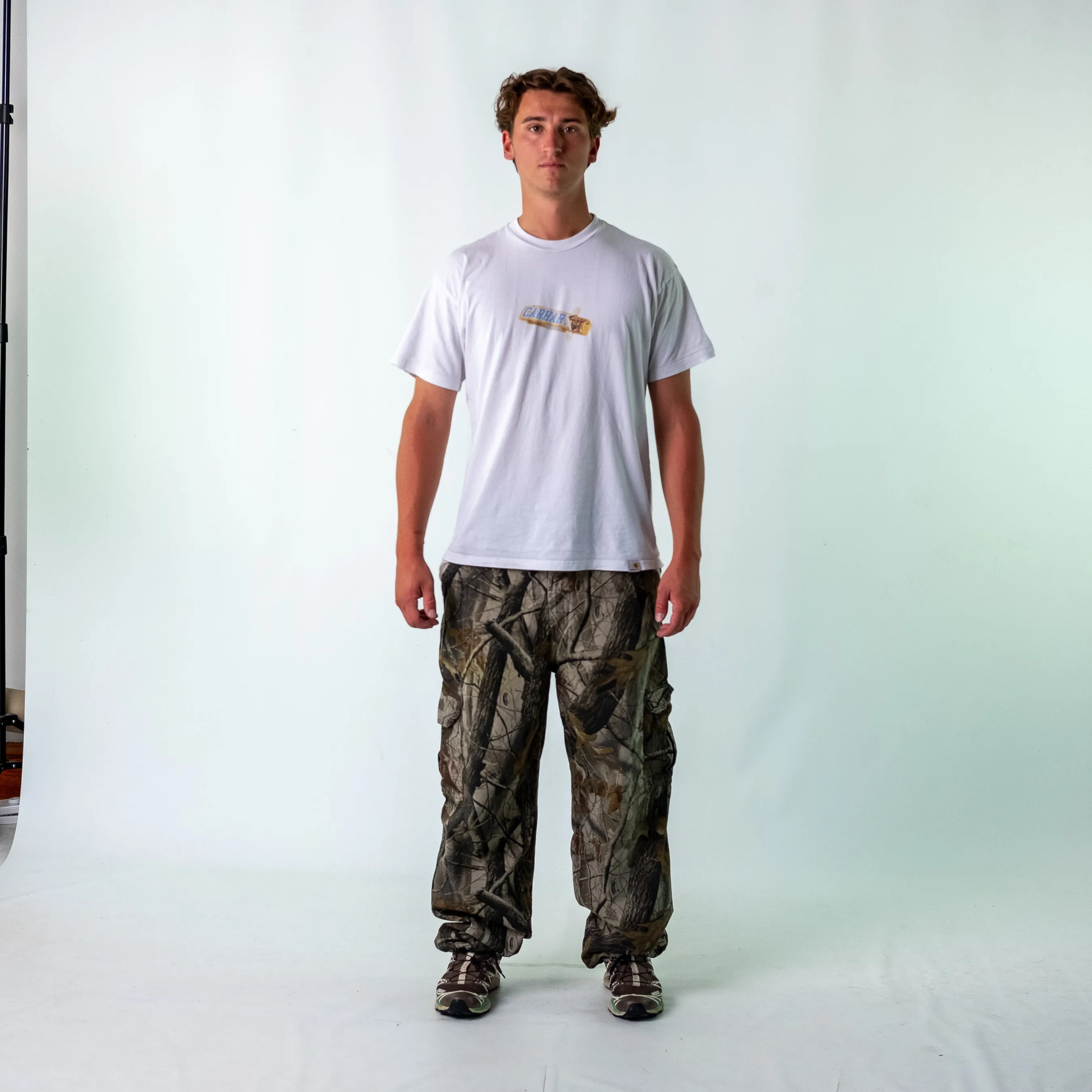 Dark Green 90s Realtree Outfitters Ridge Woven Cargo Pants Baggy Pants (36x36)