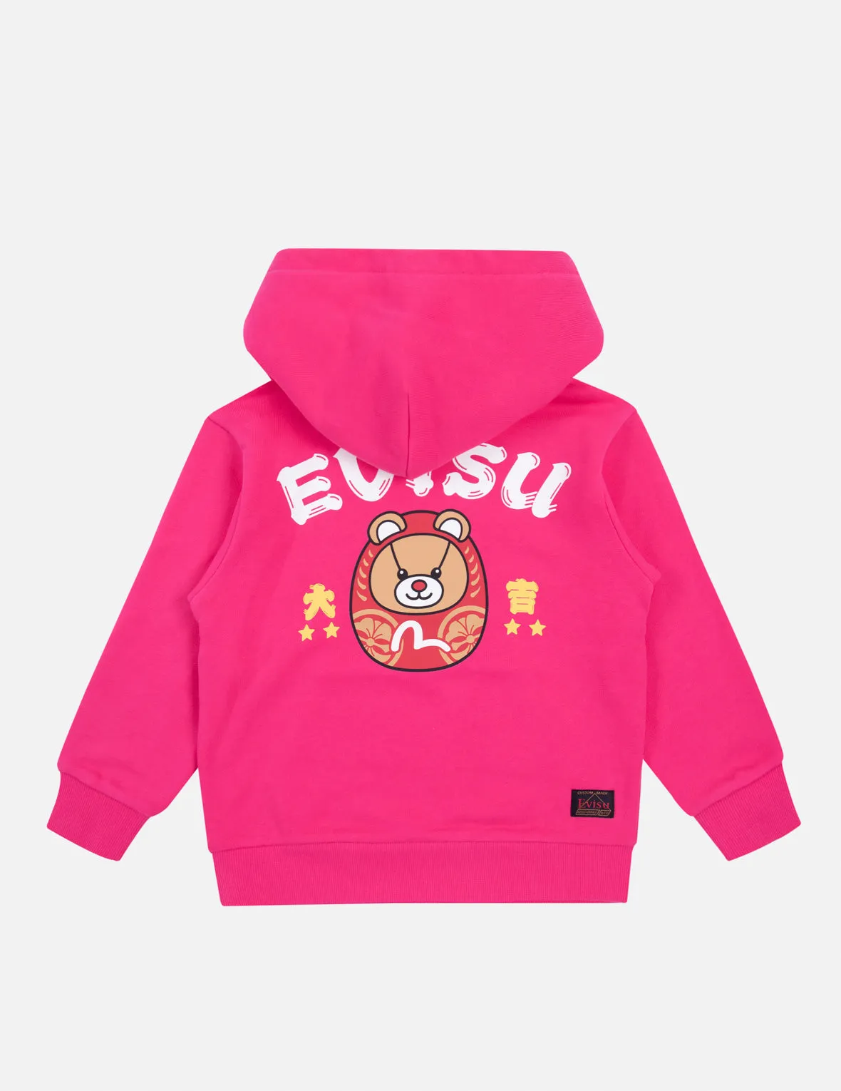 Daruma Bear Print Regular Fit Hoodie