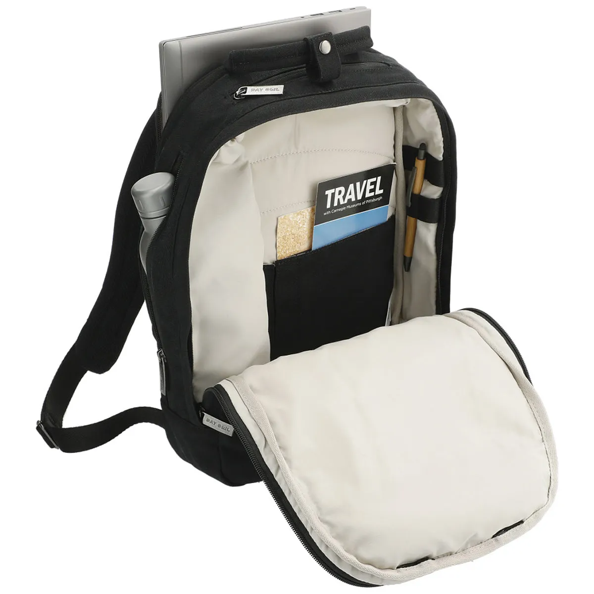 Day Owl Black Slim 14 Computer Backpack
