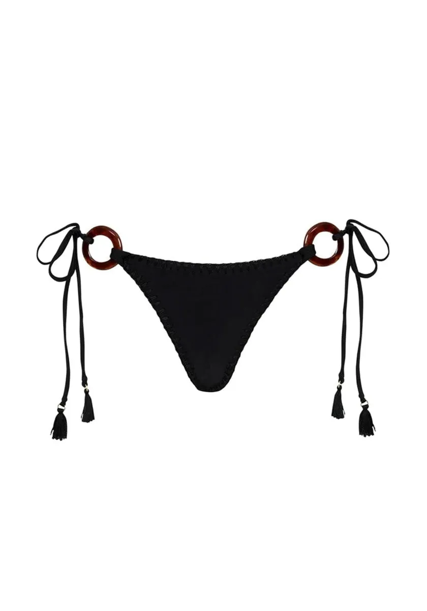 Della Bikini Bottoms - Black