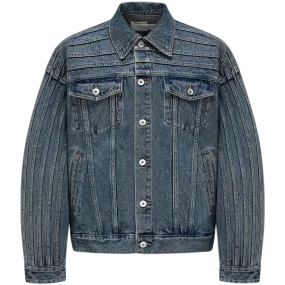 Denim Deconstruction Oversized Jacket