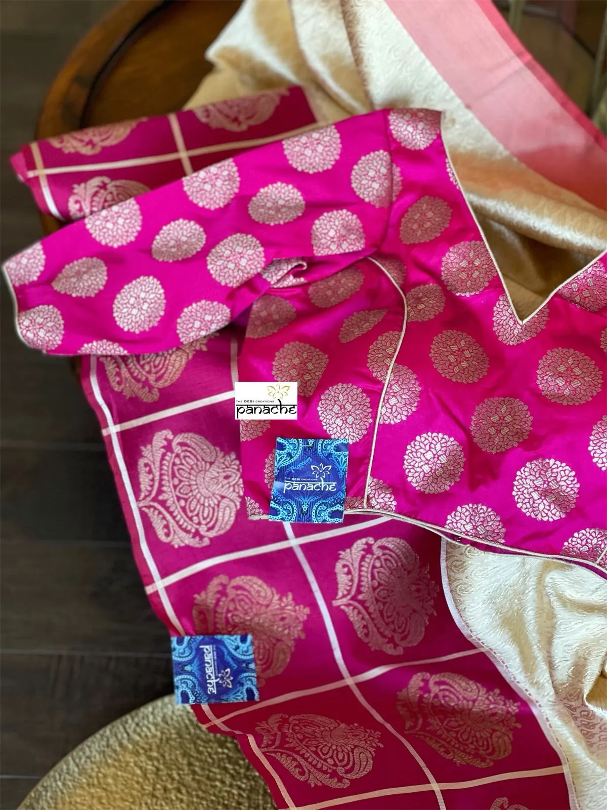 Designer Blouse - Magenta Pink
