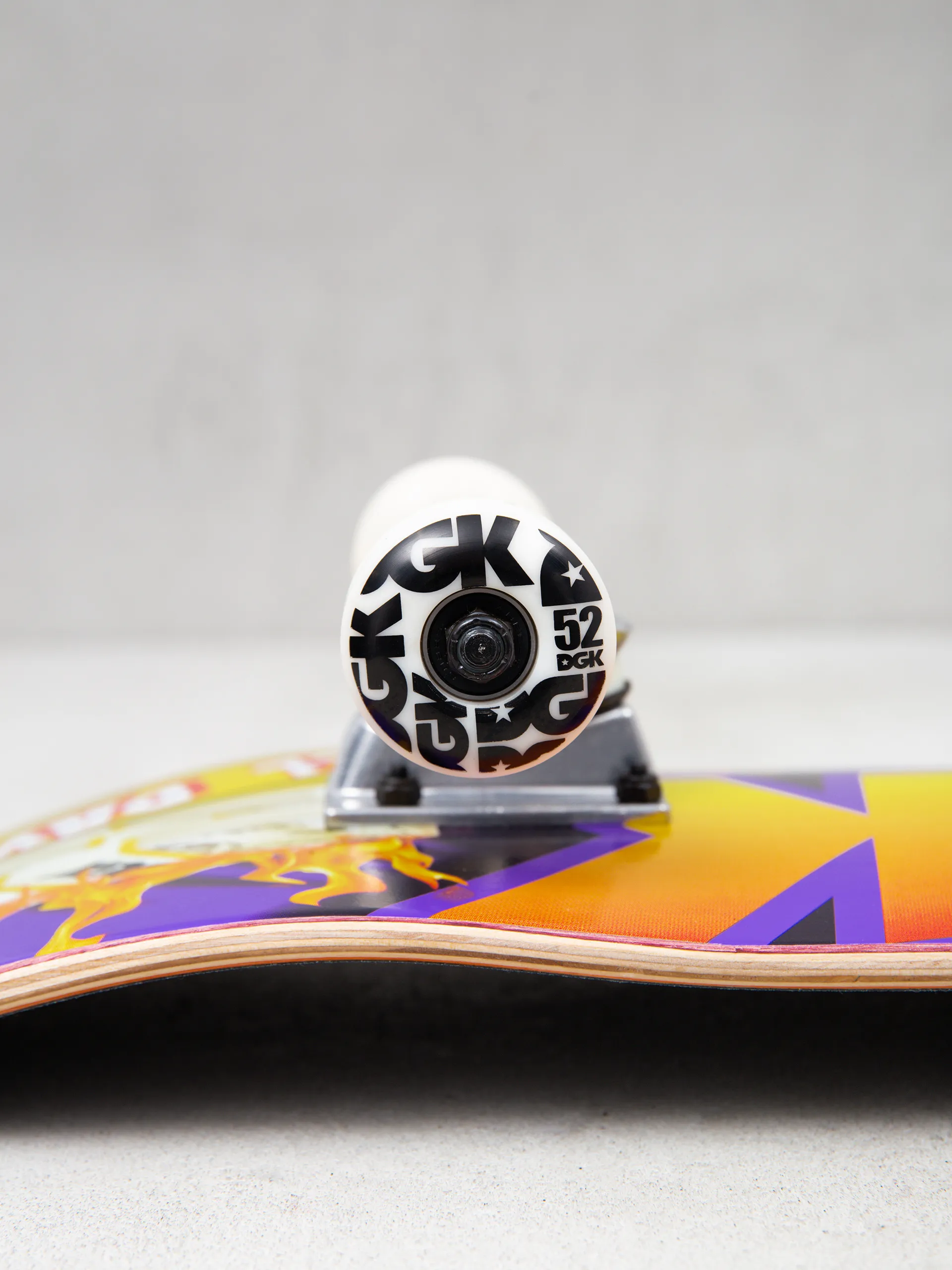 DGK Street Heat Skateboard (purple/yellow)
