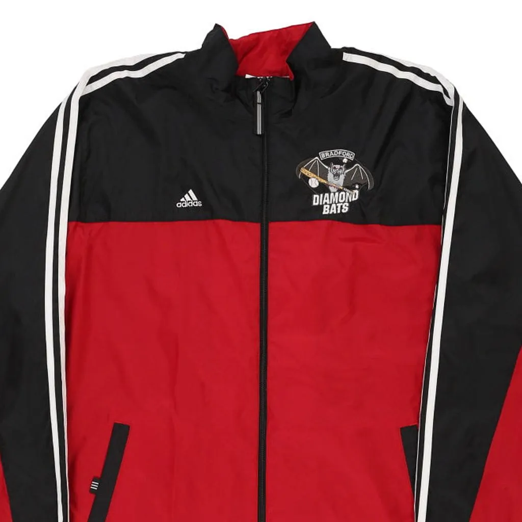 Diamond Bats Adidas Jacket - XL Red Polyester