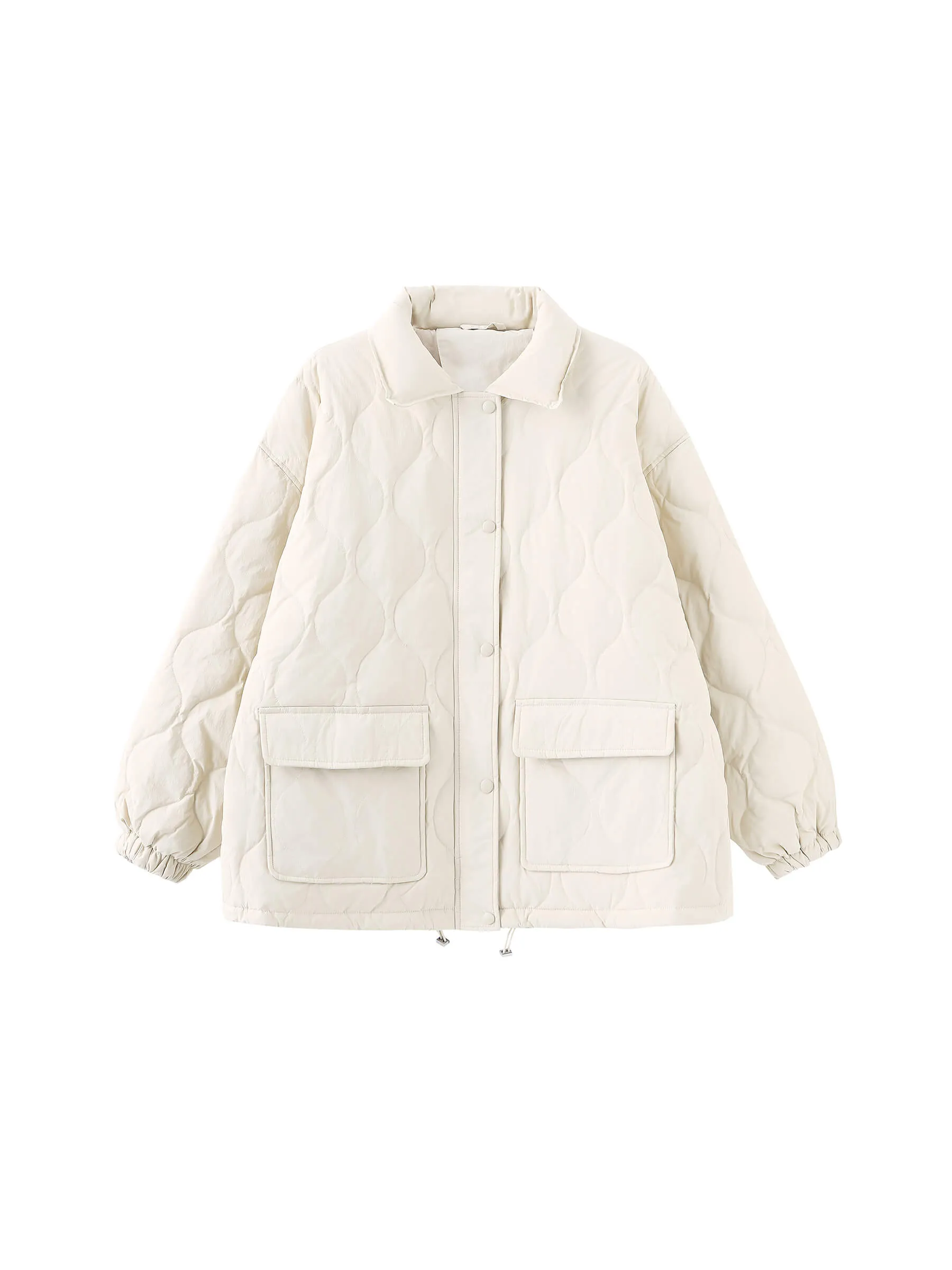 Diamond Padded Short Puffer Jacket