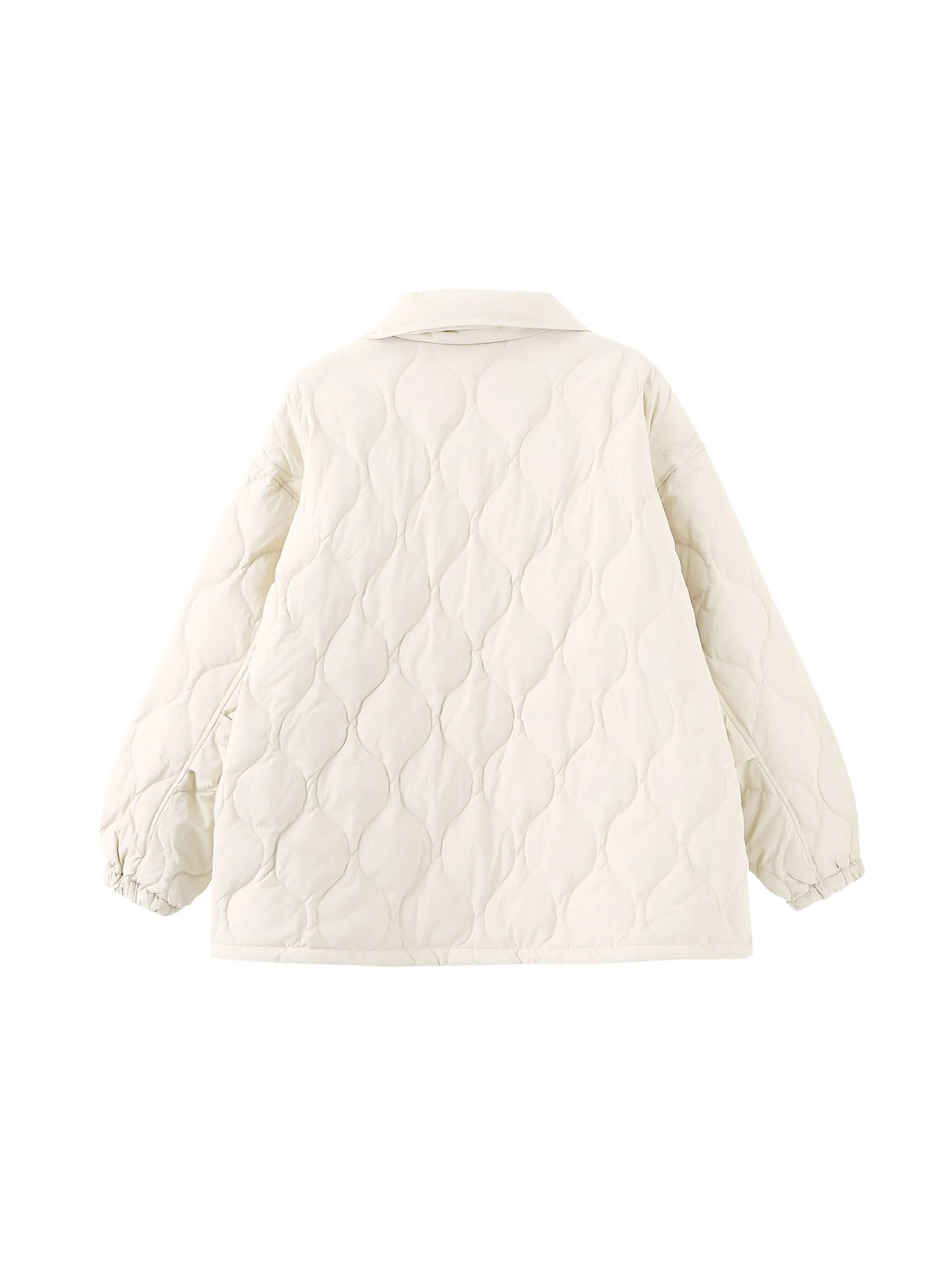 Diamond Padded Short Puffer Jacket