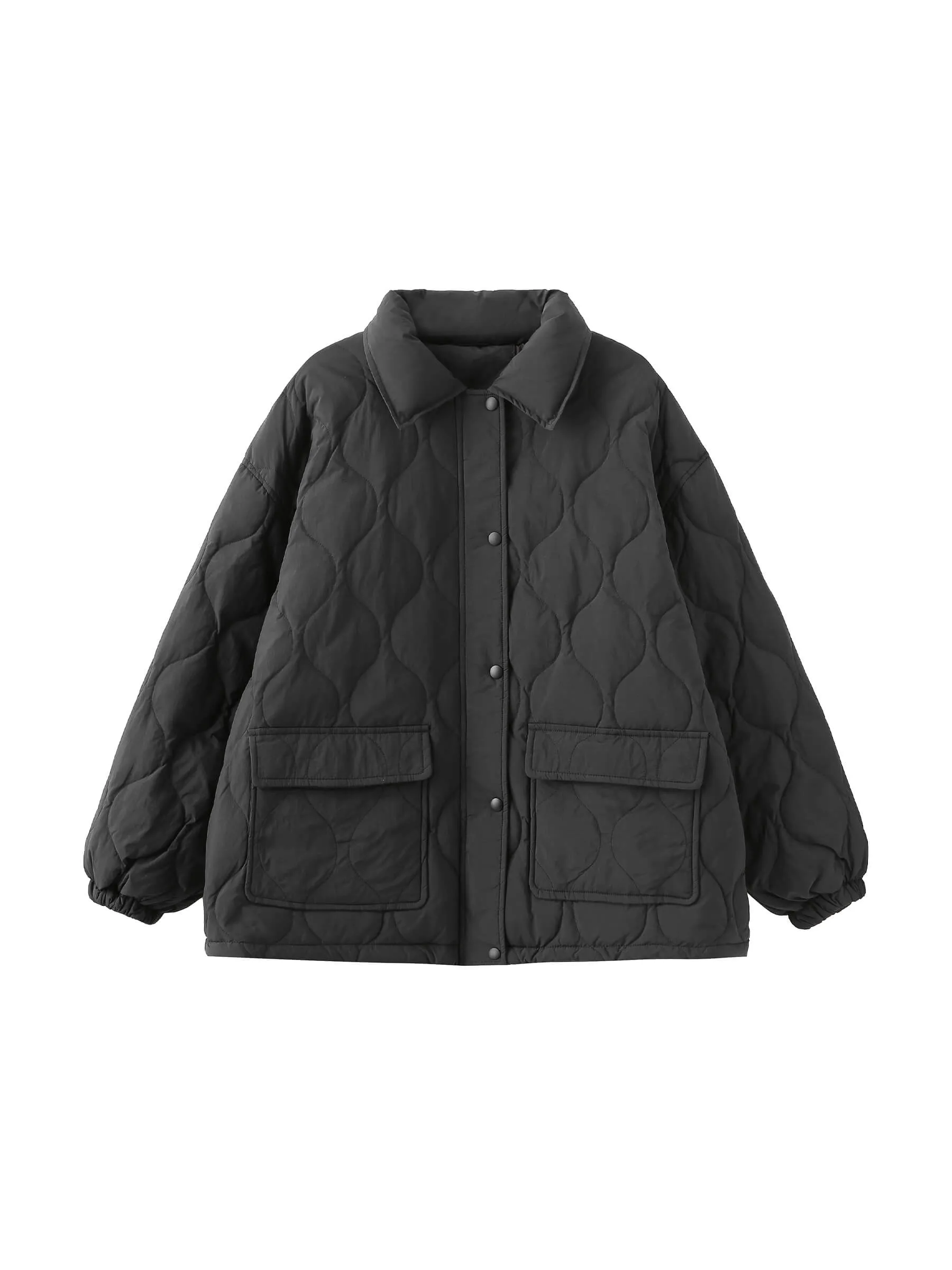 Diamond Padded Short Puffer Jacket