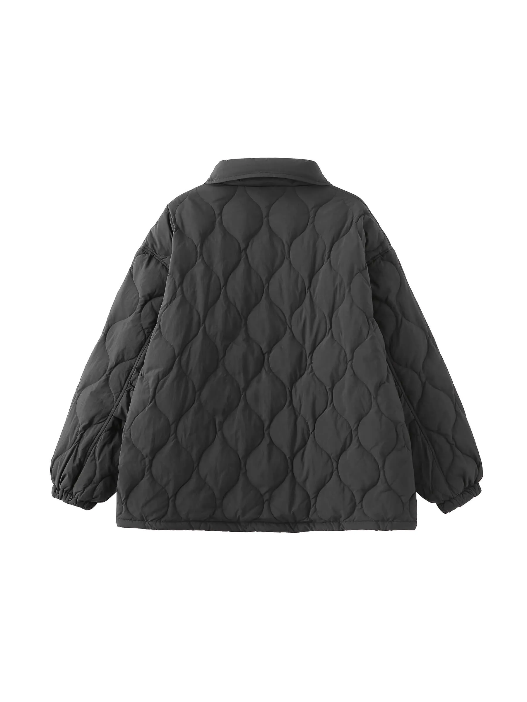 Diamond Padded Short Puffer Jacket