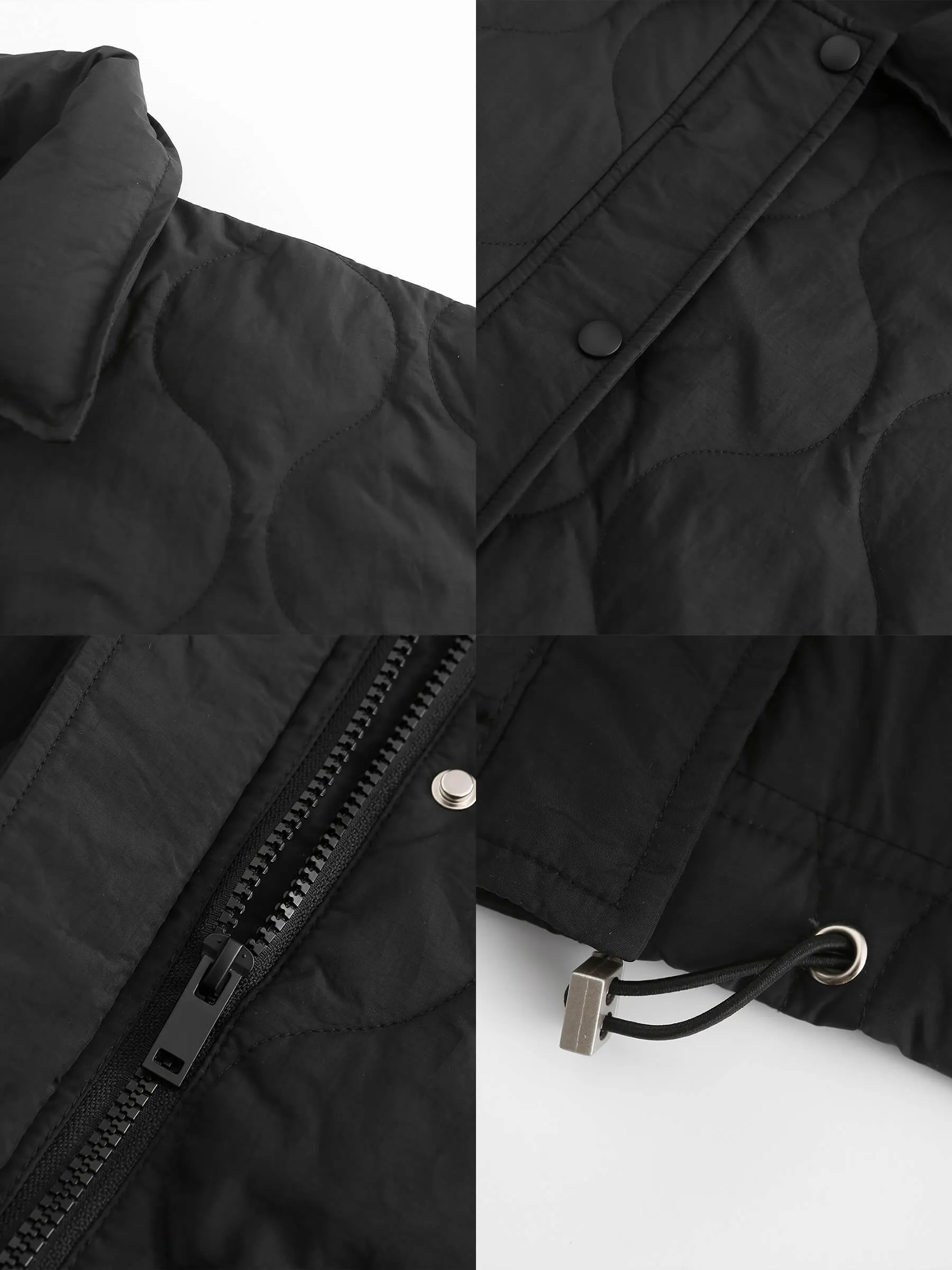 Diamond Padded Short Puffer Jacket