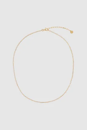Diamond Tennis Necklace - 14k Gold