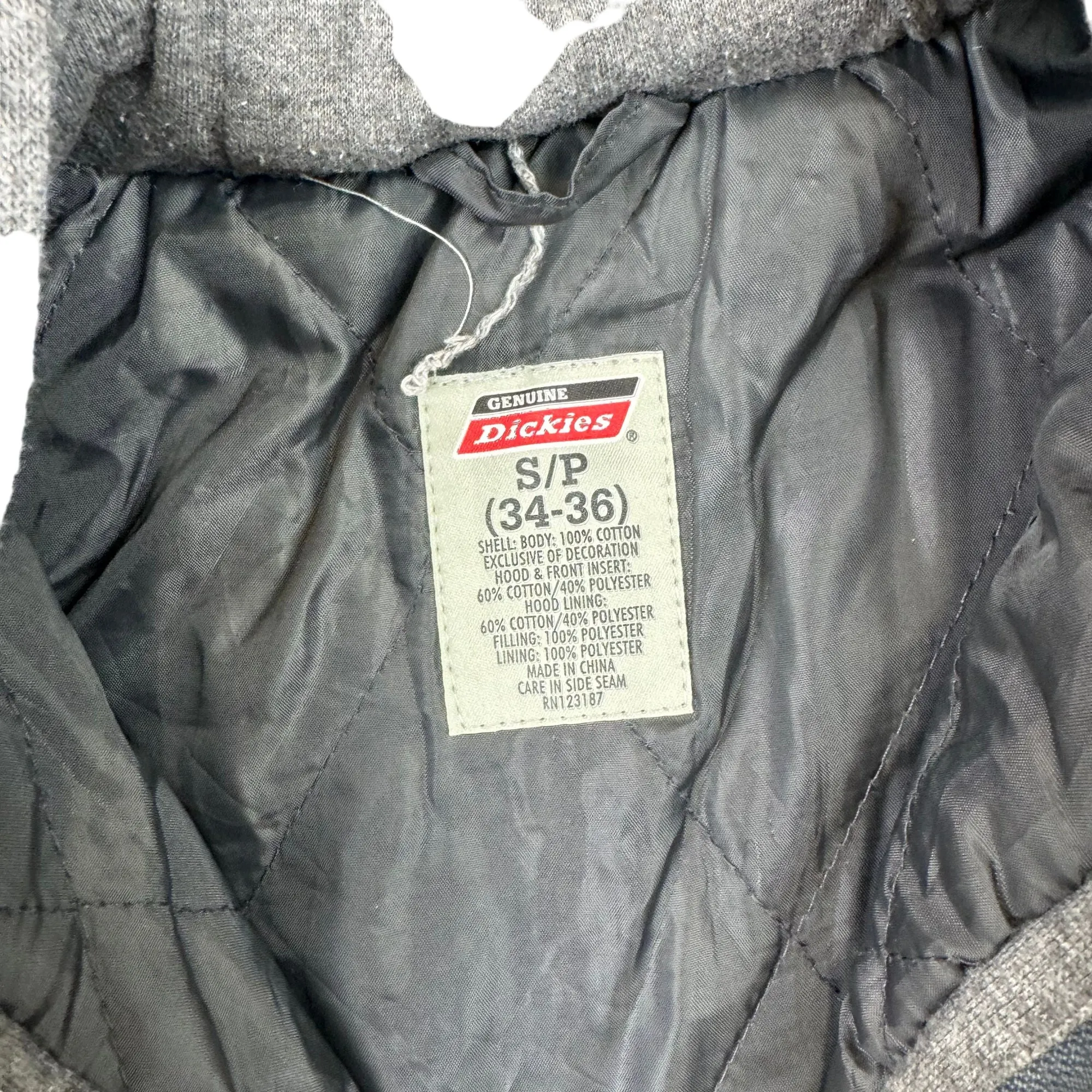 Dickies Hooded Workwear Shacket Jacket Grey