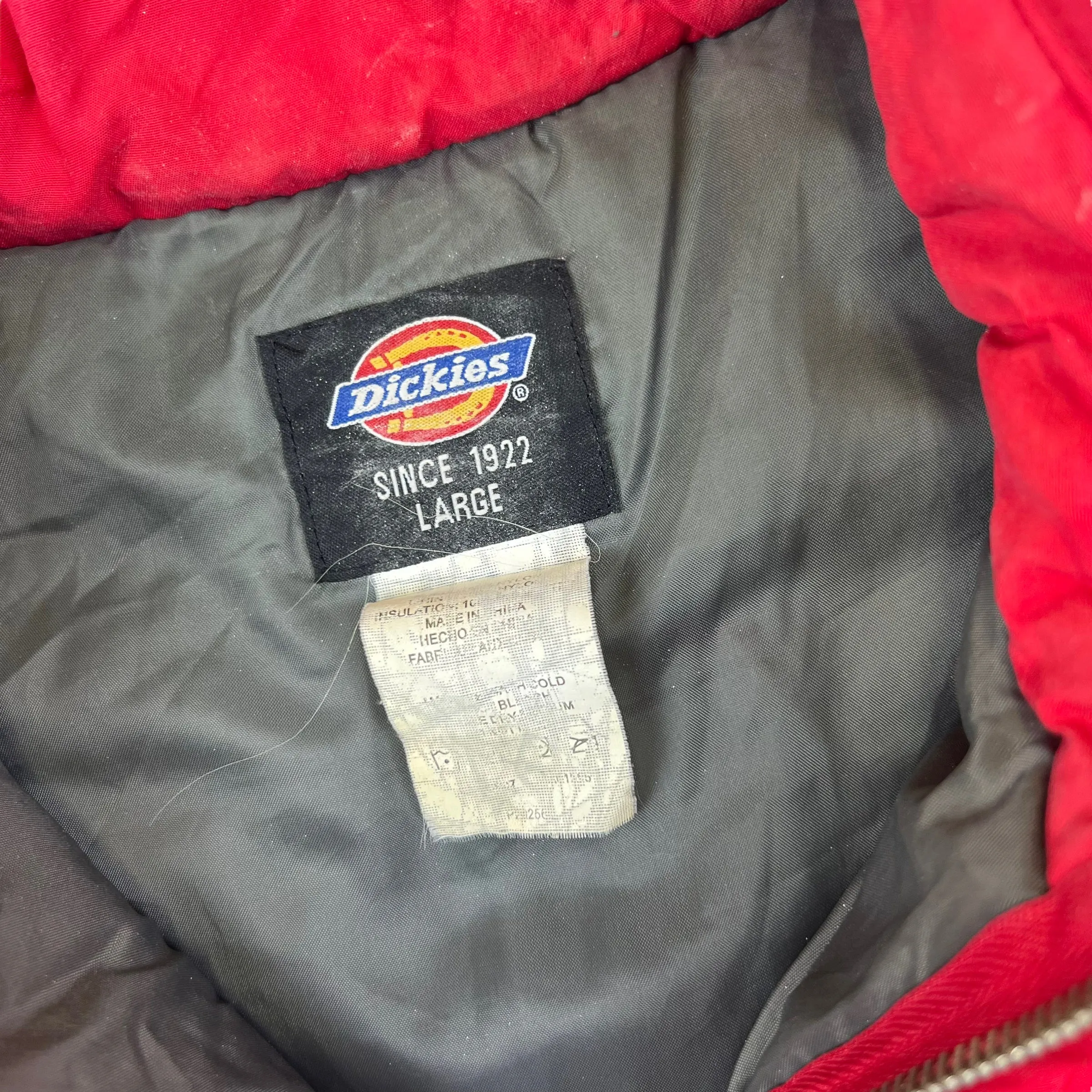 Dickies Red Insulated Puffer Gilet