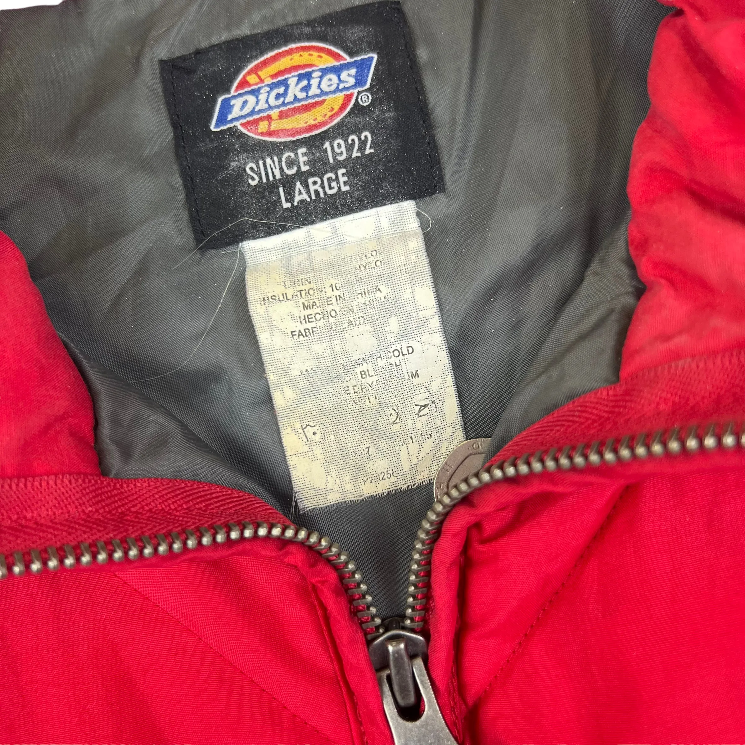 Dickies Red Insulated Puffer Gilet