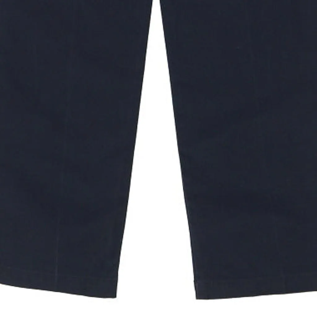 Dickies Trousers - 28W UK 8 Navy Cotton Blend