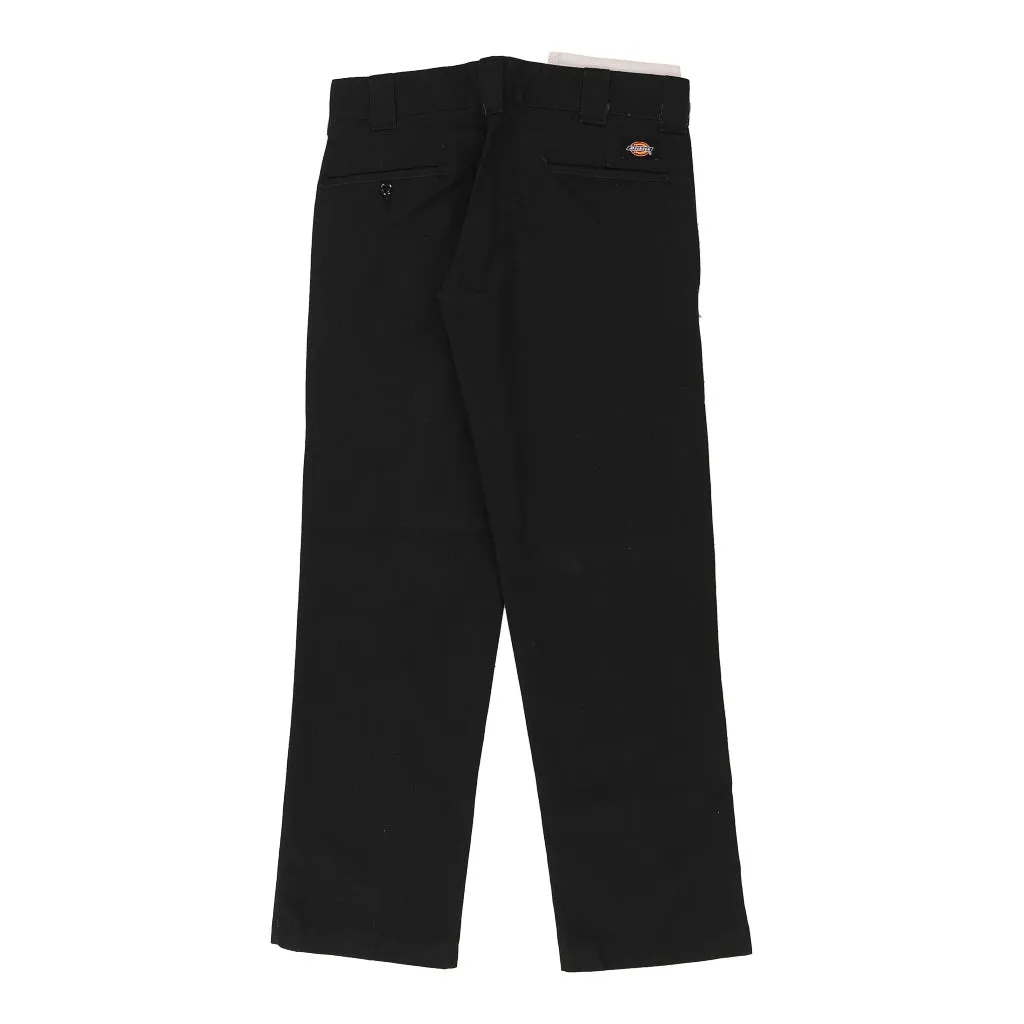 Dickies Trousers - 30W 30L Black Cotton Blend