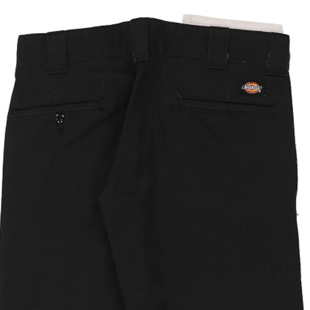 Dickies Trousers - 30W 30L Black Cotton Blend