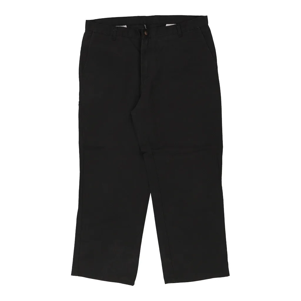 Dickies Trousers - 40W 30L Black Cotton Blend