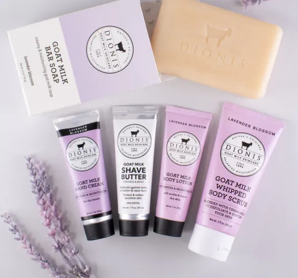 DIONIS Travel Bag 5pc Lavender Set - C33735