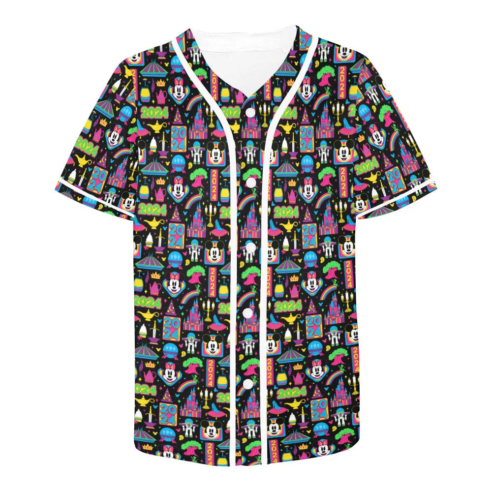 Disney 2024 Dark Baseball Jersey