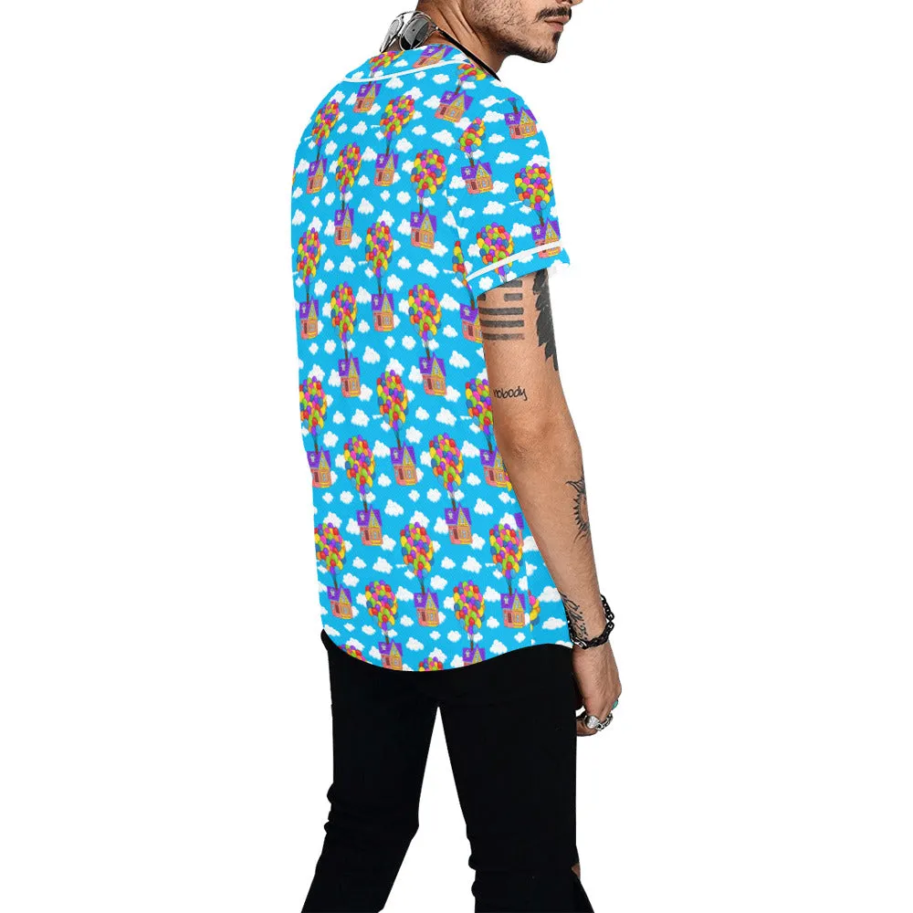 Disney Up Floating House Baseball Jersey