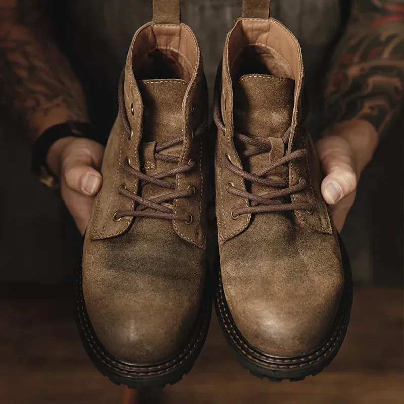 Dobong Suede Lace-up Boots