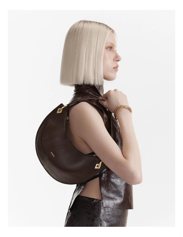 Dolly Shoulder Bag in Brandy