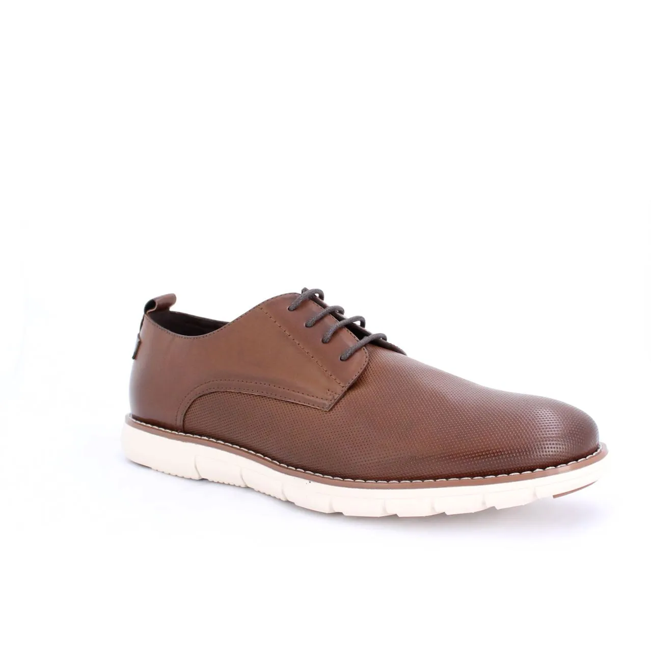 DONNELLYS MENS LACEUP OXFORDS-BROWN