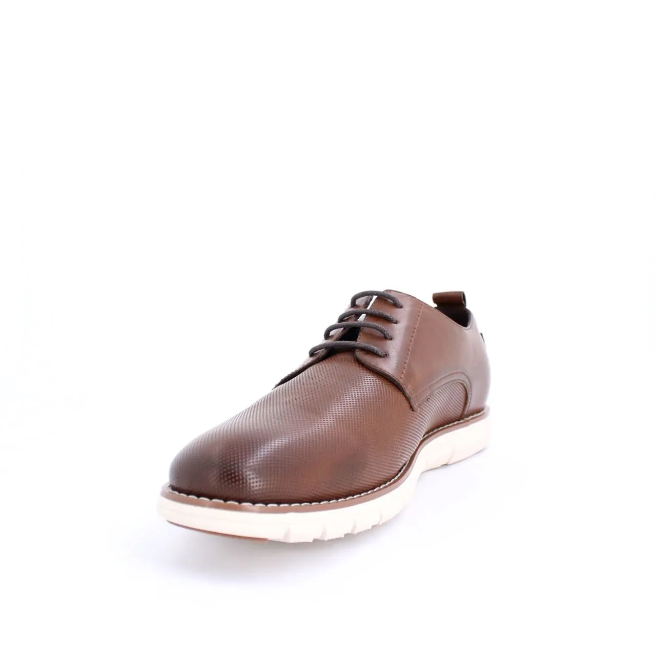 DONNELLYS MENS LACEUP OXFORDS-BROWN