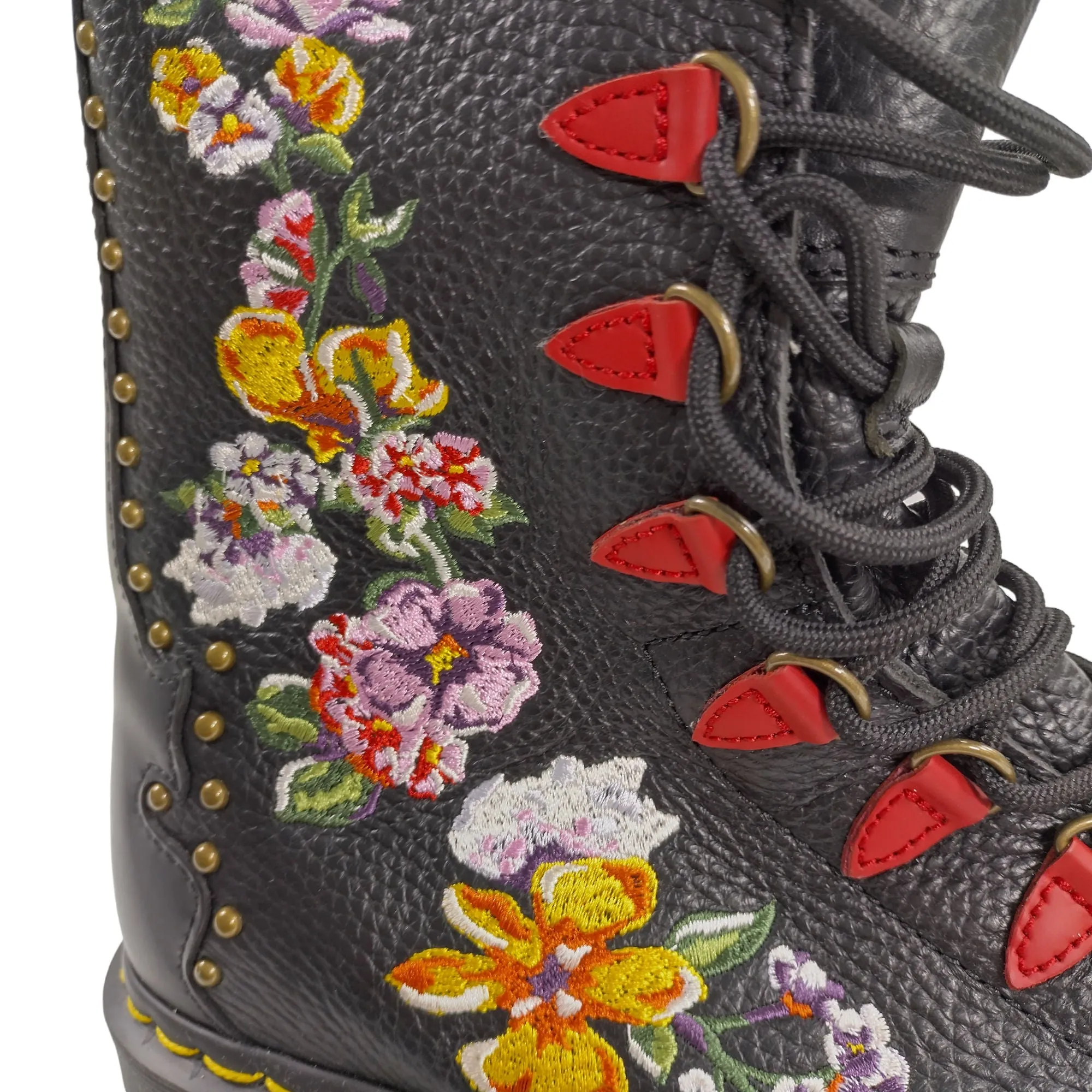 Dr. Martens 1490 Black Floral Nyberg Boots