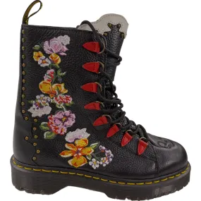 Dr. Martens 1490 Black Floral Nyberg Boots