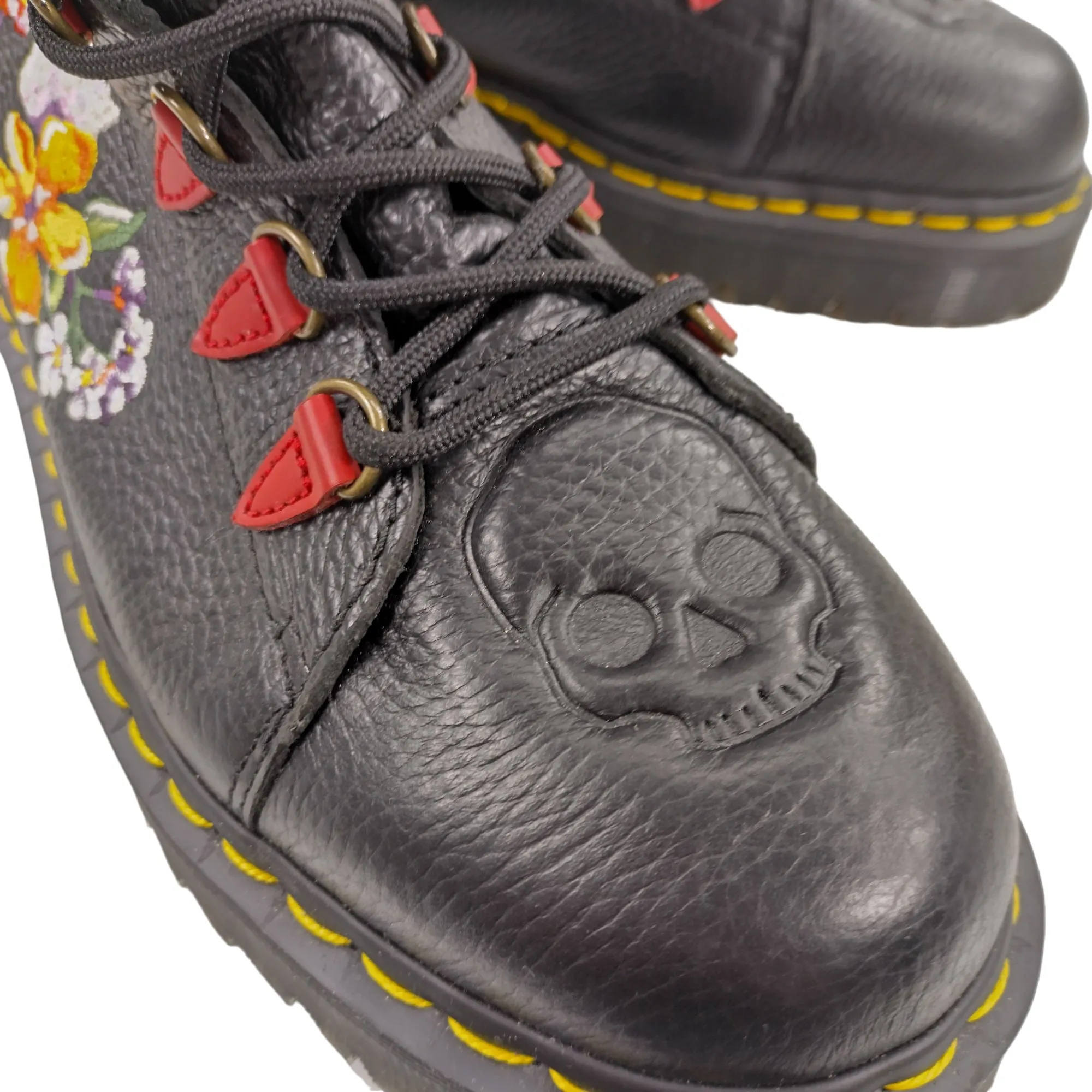 Dr. Martens 1490 Black Floral Nyberg Boots