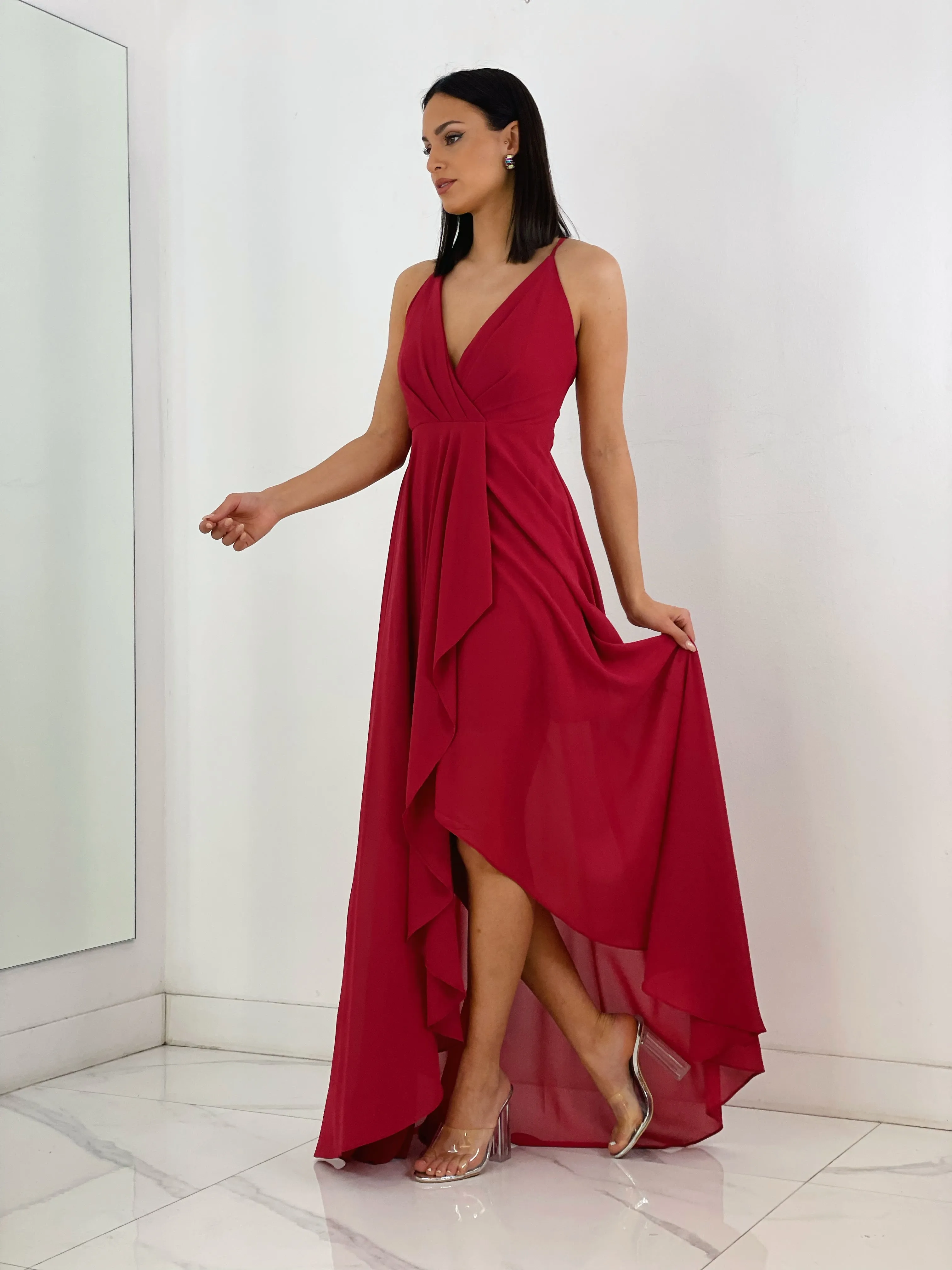 Draped wrap dress Flex