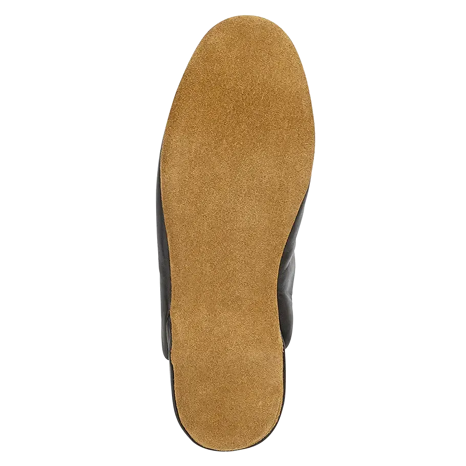 Draper of Glastonbury Kevin Leather Mule Slippers