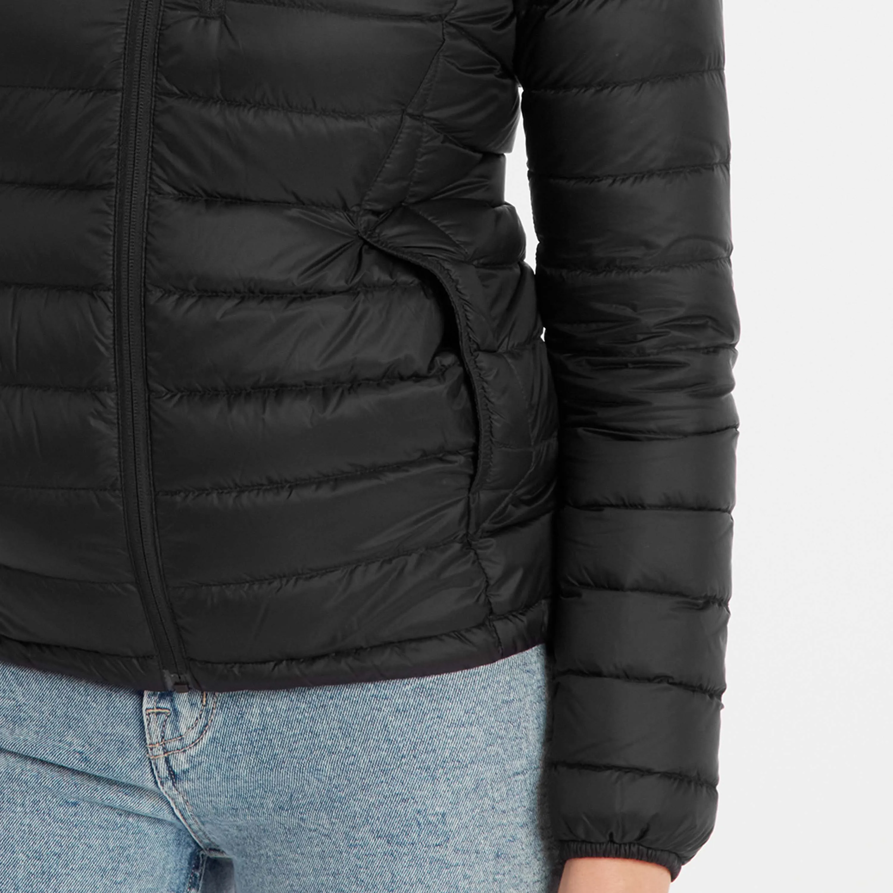 Drax Womens Hooded Down Jacket - Black