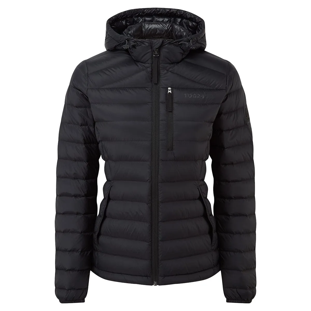 Drax Womens Hooded Down Jacket - Black