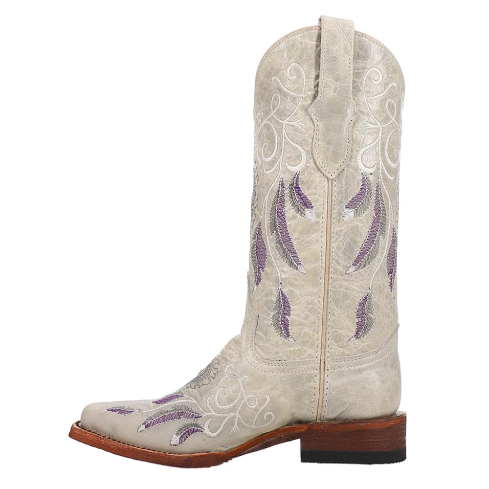 Dreamer Embroidered Square Toe Cowboy Boots