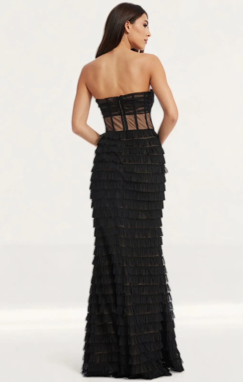 Dress The Population Black Grace Maxi Dress