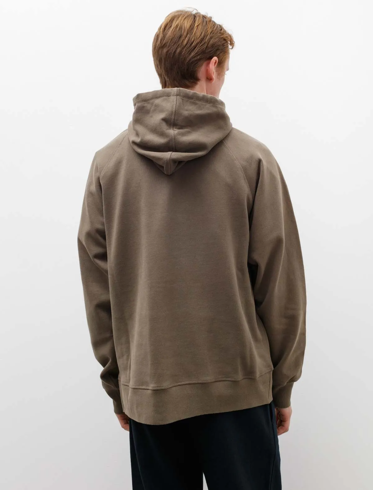 Dry Loopback Jersey Hoodie - Olive Leaf