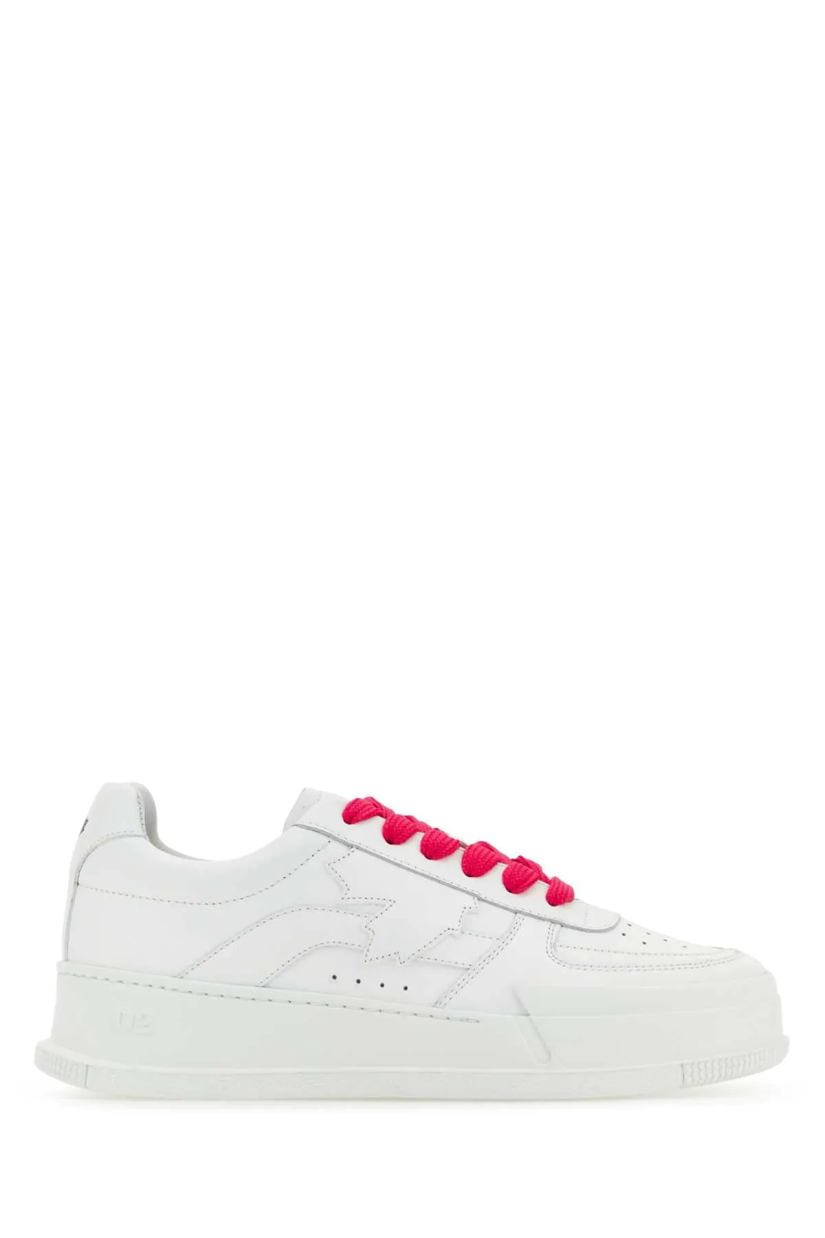 Dsquared White Leather Canadian Sneakers